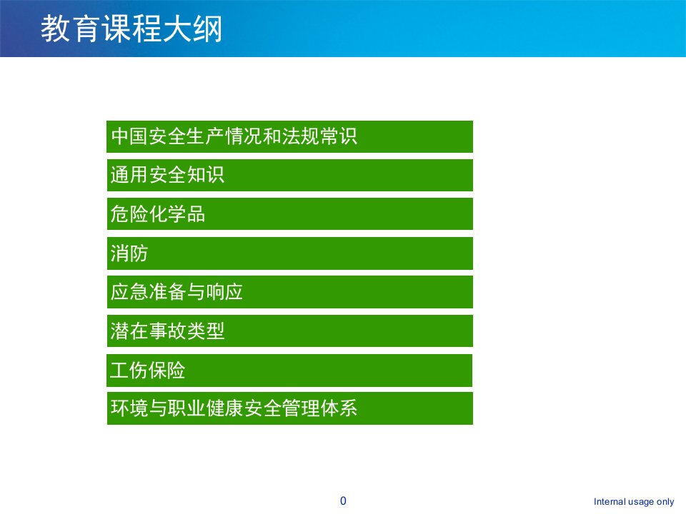 最新外资企业安全教育课件版精品课件