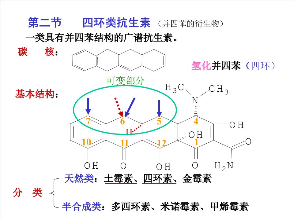 四环素类抗生素