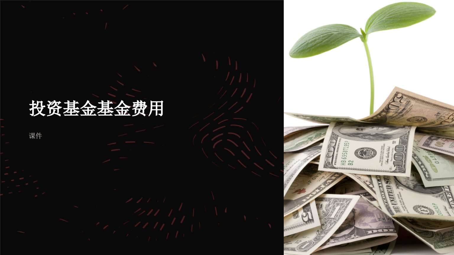 《投资基金基金费用》课件