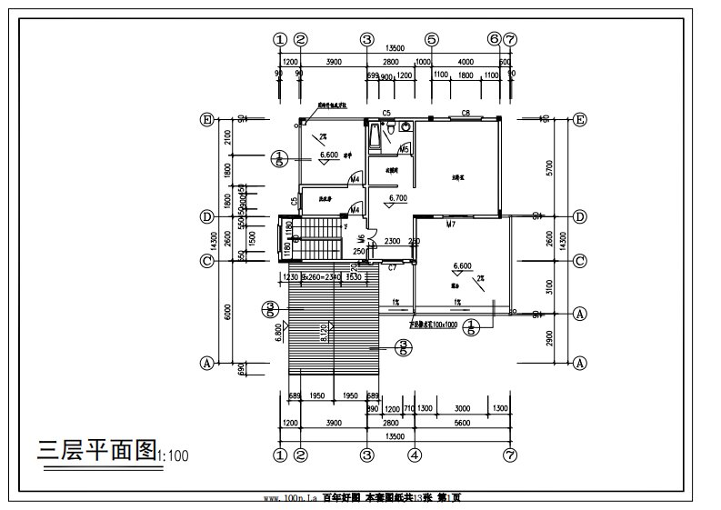 别墅设计三视图