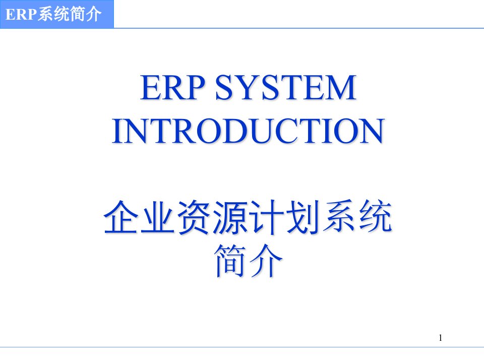 erp-系统简介ppt课件