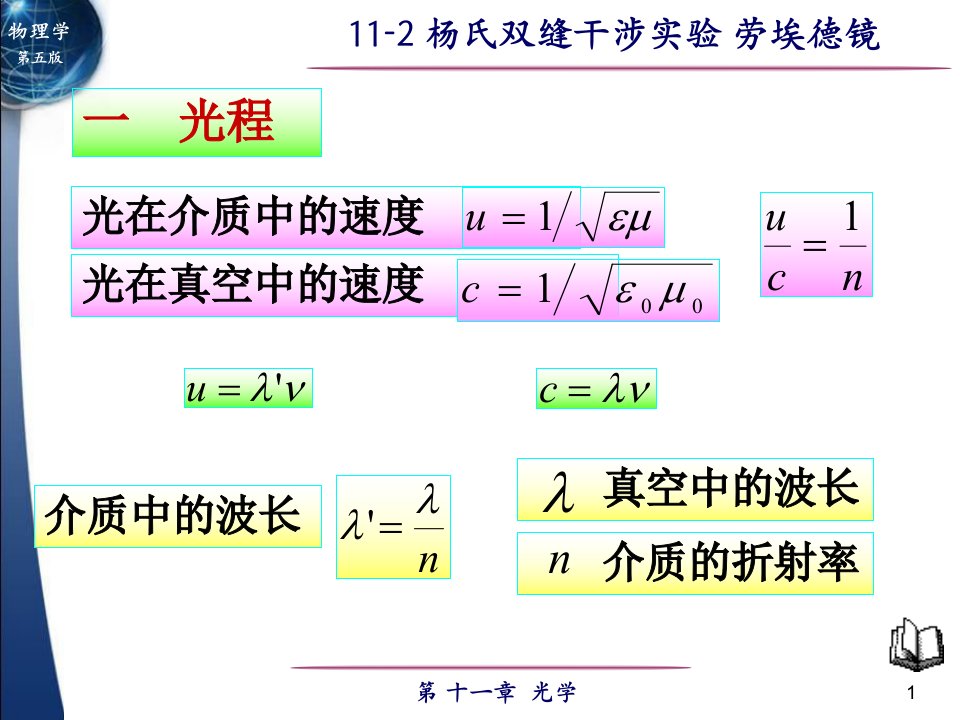 杨氏双缝干涉实验劳埃德镜