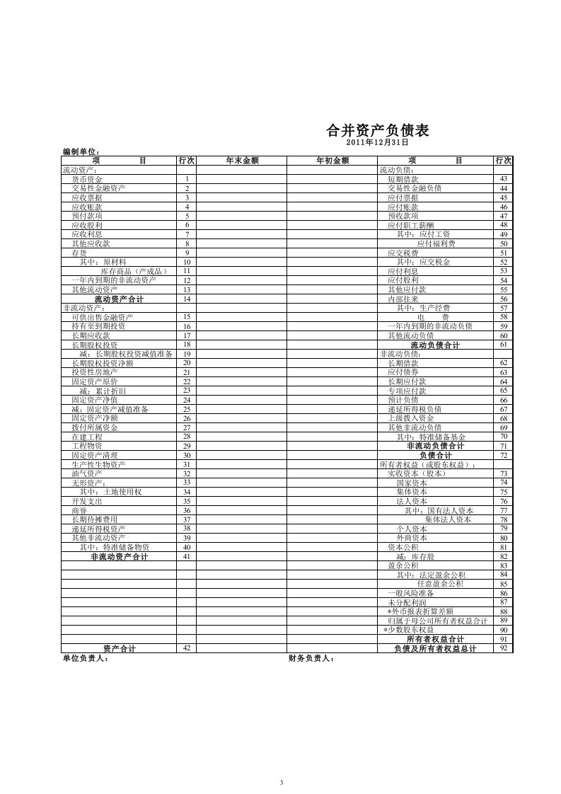 财务报表-新准则-合并(普华永道版)