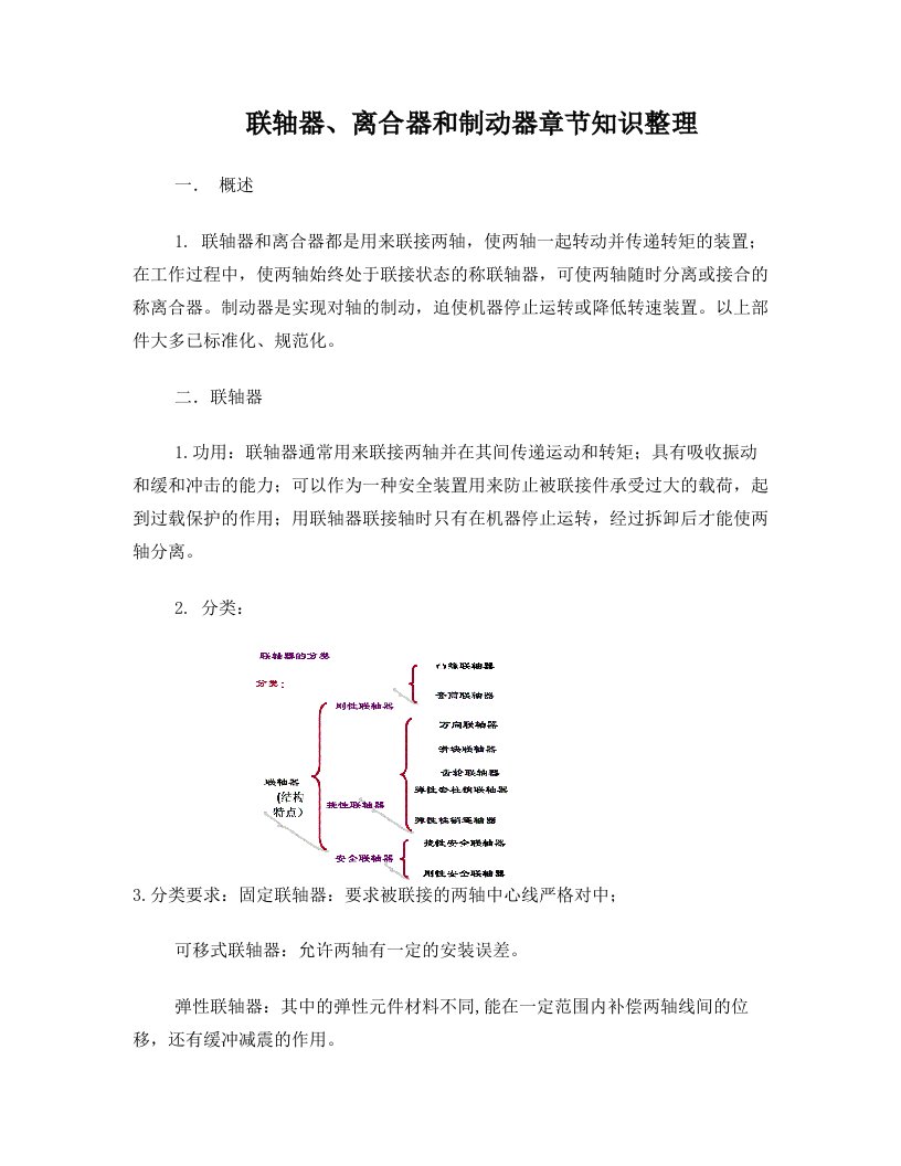 联轴器知识整理