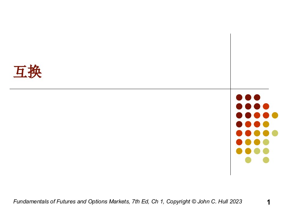 金融衍生工具互换课件