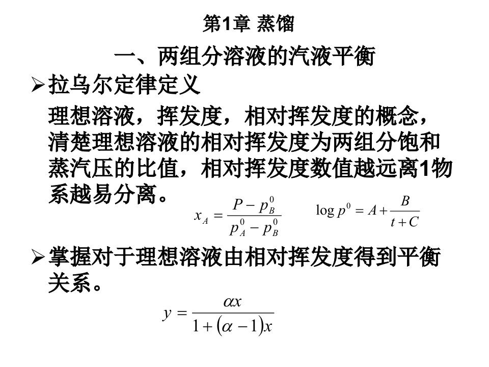 化工原理下复习总结