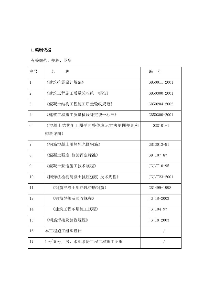 水池泵房工程钢筋混凝土施工方案[优秀工程方案]