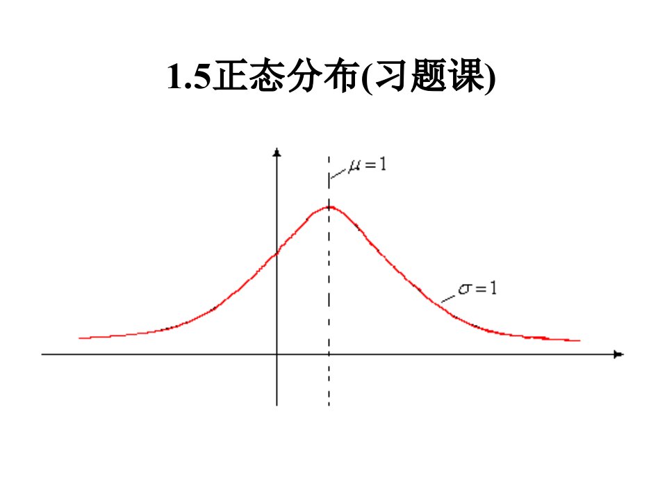 高三数学概率与统计正态分布习题课