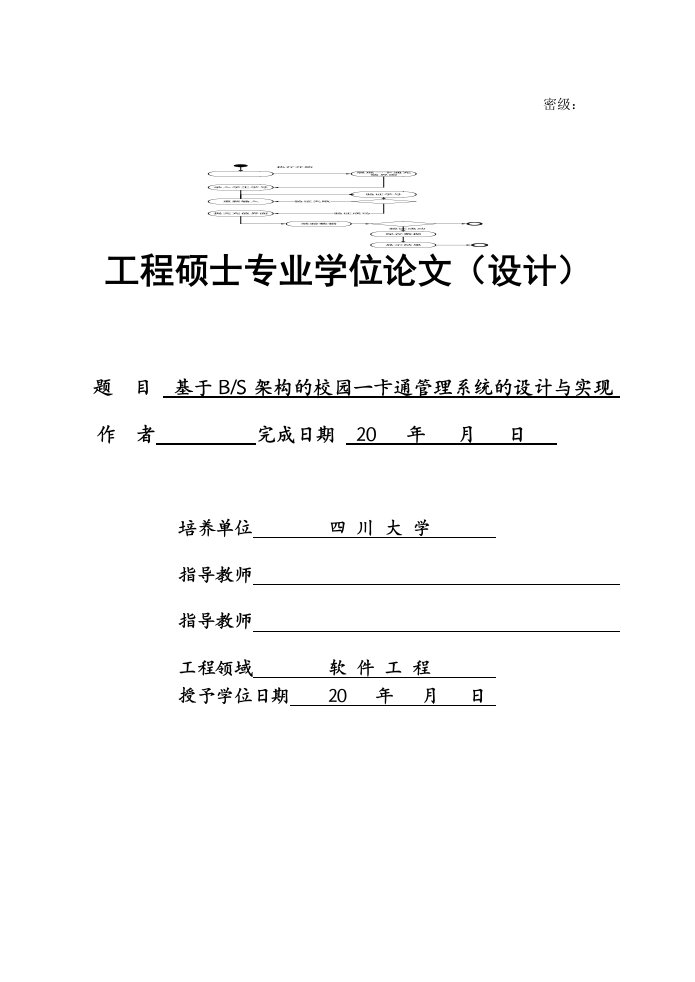 基于BS架构的校园一卡通管理系统的设计与实现硕士专业学位