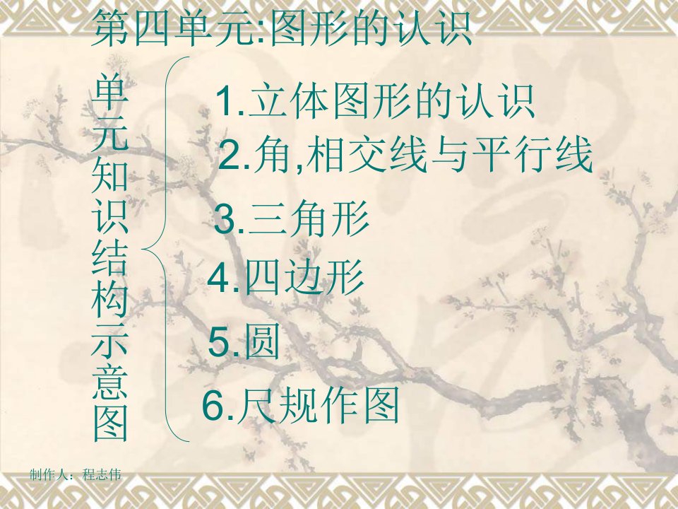 北师版中考数学立体图形的认识复习