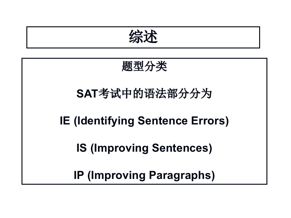 SAT标准讲义完整版ppt课件