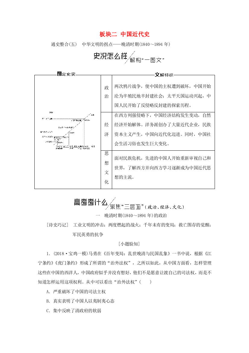 （通史版）高考历史二轮复习