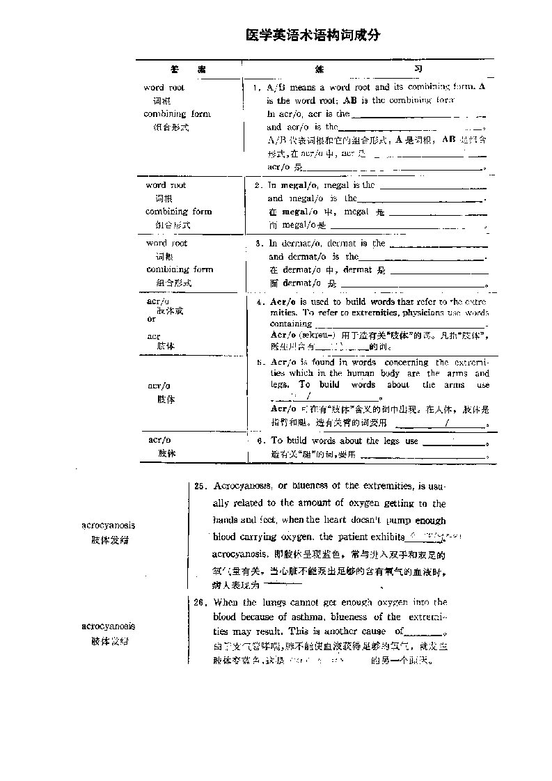 医学英语术语入门word