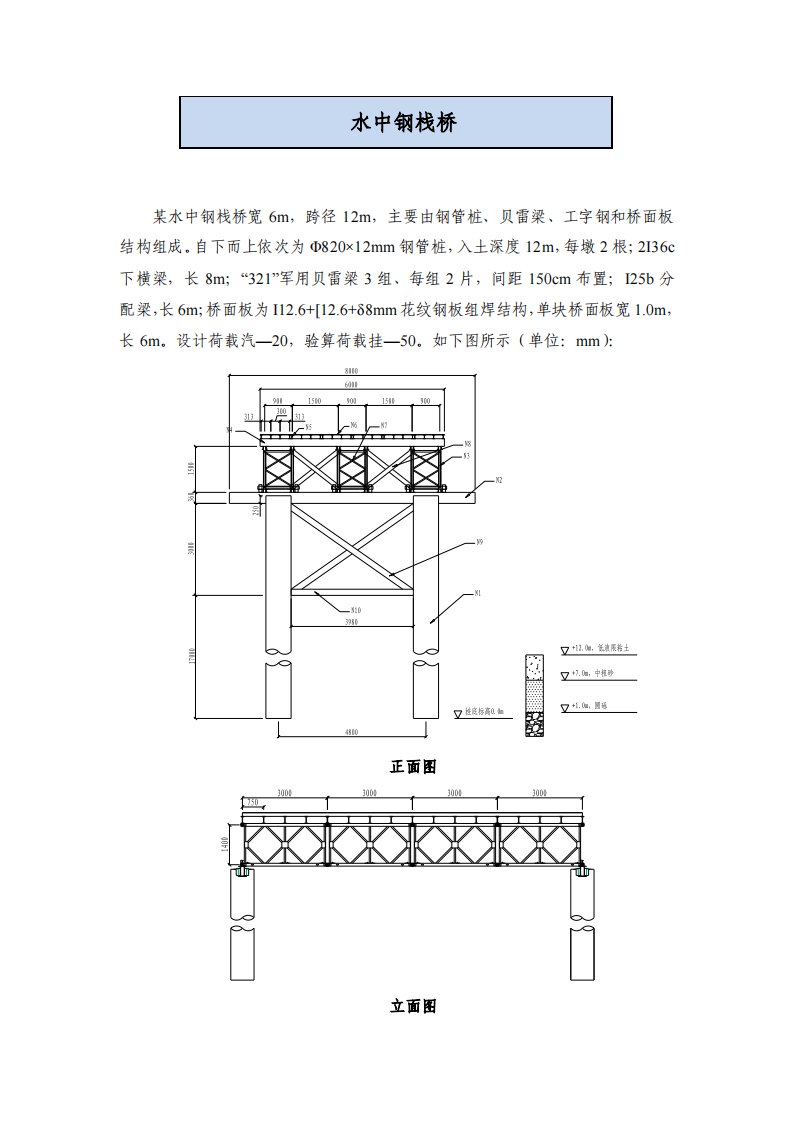 迈达斯案例-水中钢栈桥