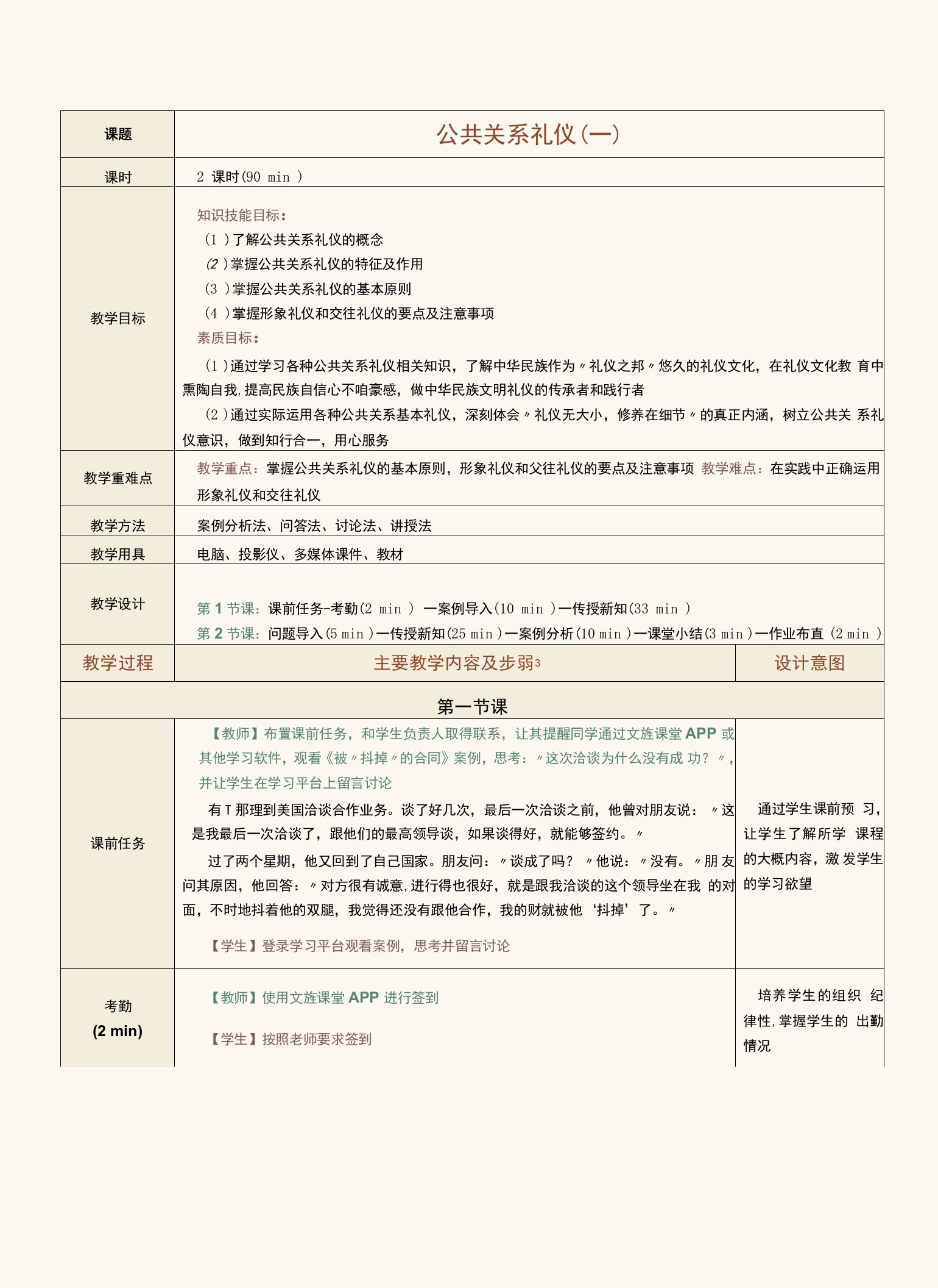 《公共关系理论与实务》7228（李红强）教案