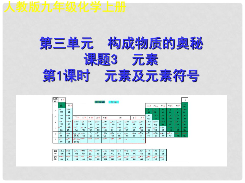 九年级化学上册