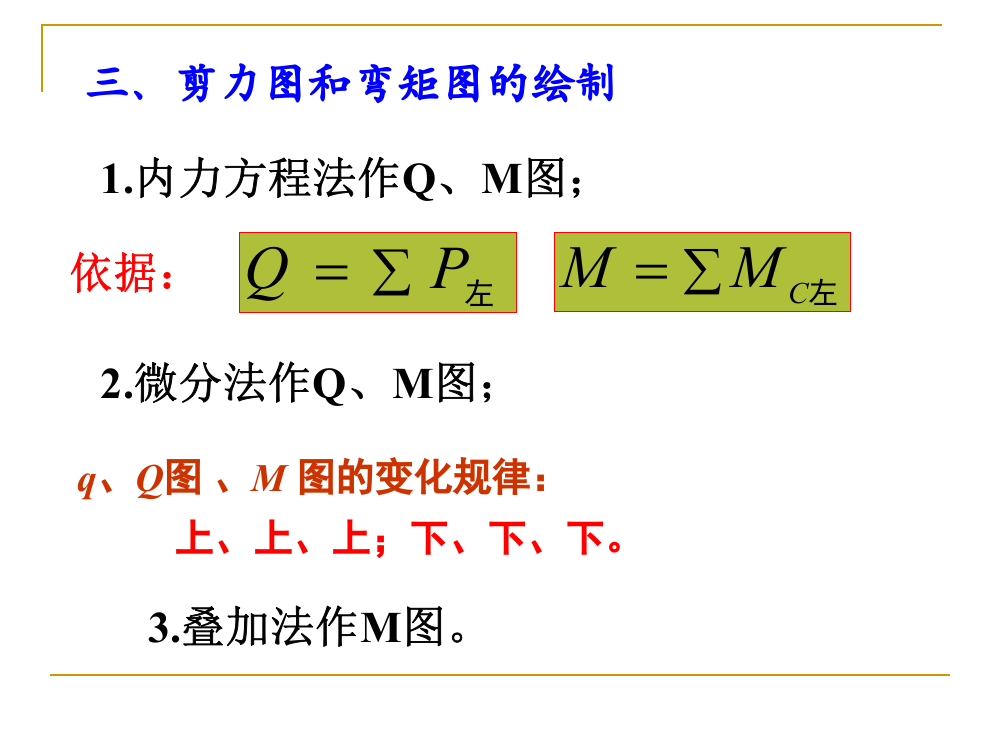 弯曲应力及强计算