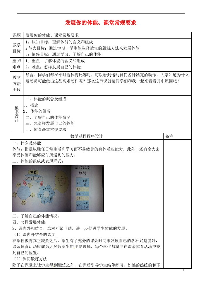 吉林省四平市第十七中学八年级体育与健康