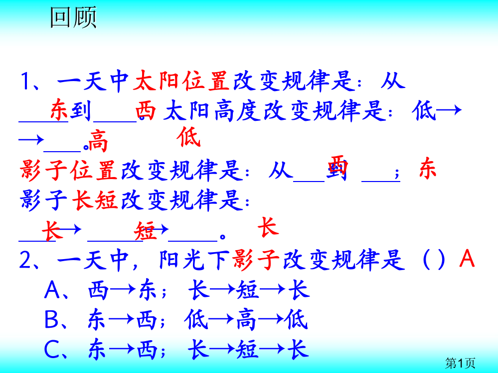 五年级下册科学-3.2太阳钟2｜教科版省名师优质课获奖课件市赛课一等奖课件