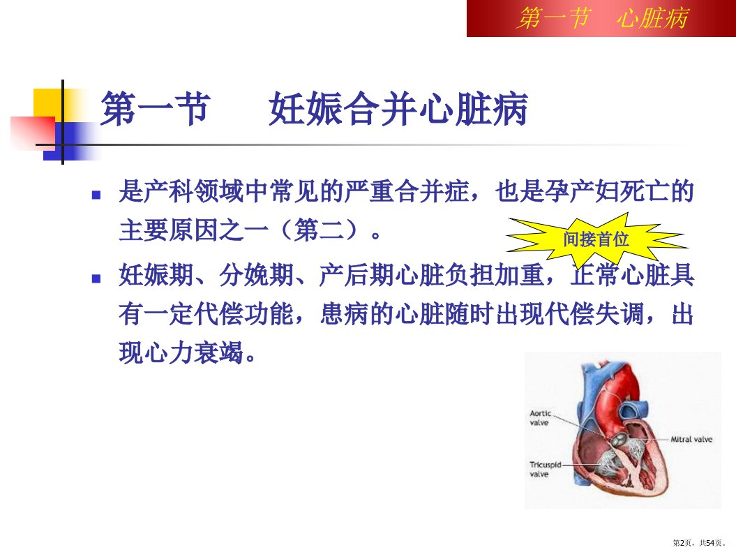 妊娠合并症病人的护理PPT课件PPT54页