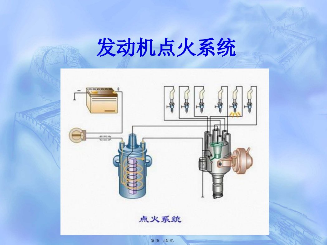 汽车发动机点火系统