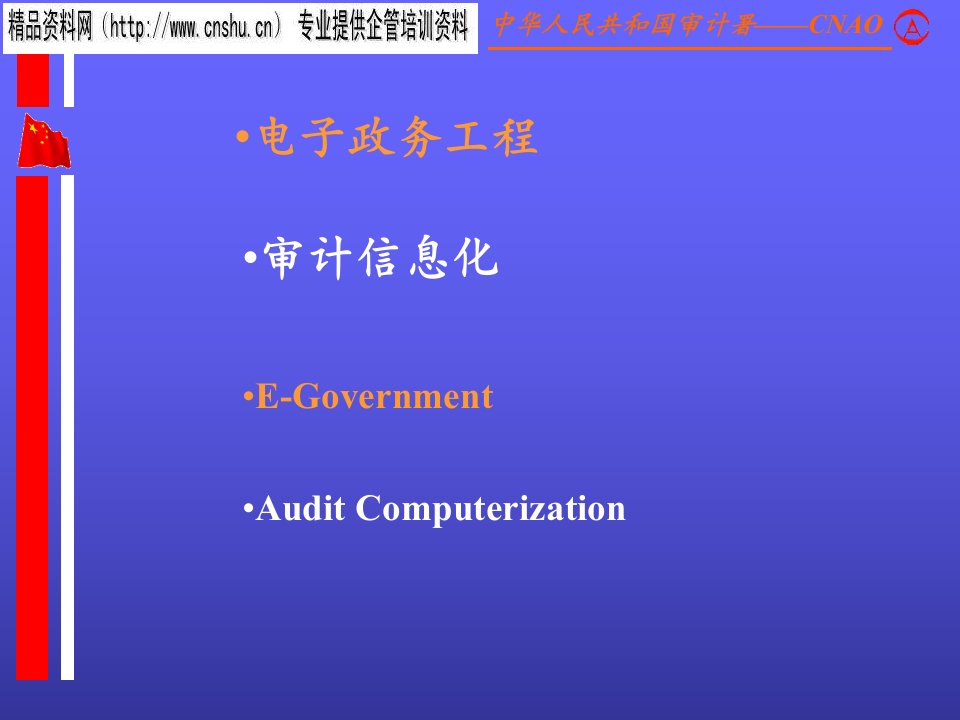 电子政务与审计信息化分析