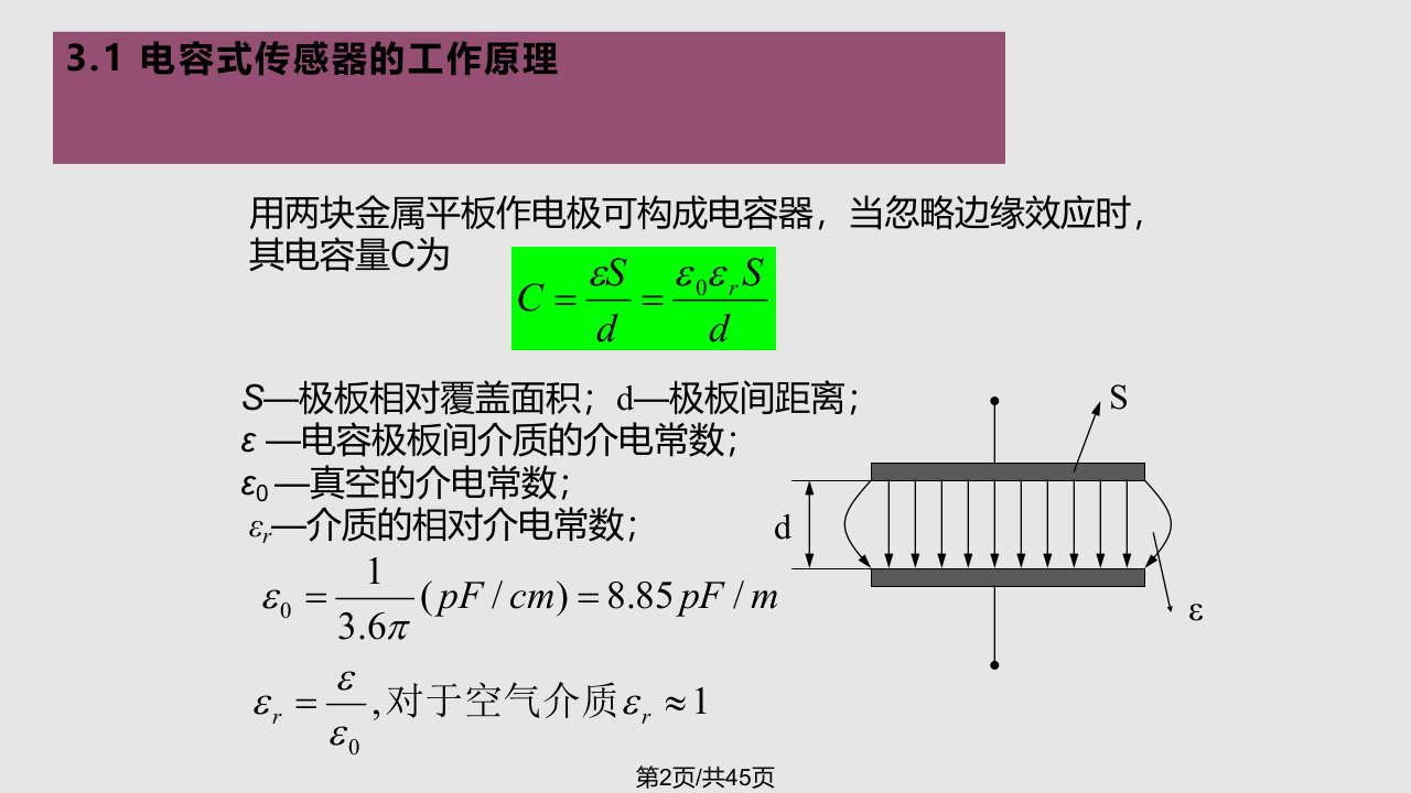 第3章电容式传感器