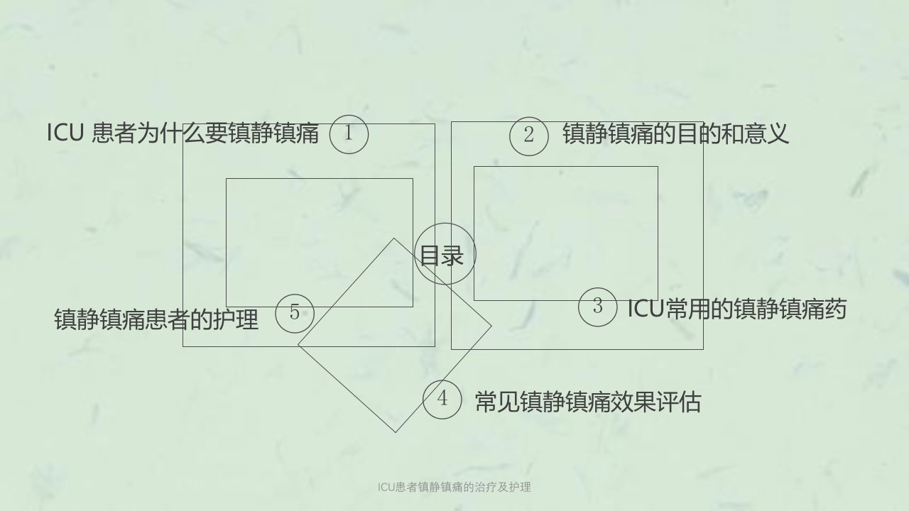 ICU患者镇静镇痛的治疗及护理课件