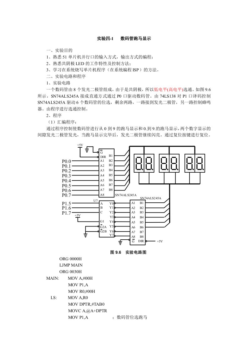 单片机培训实验设计ECMT汇总