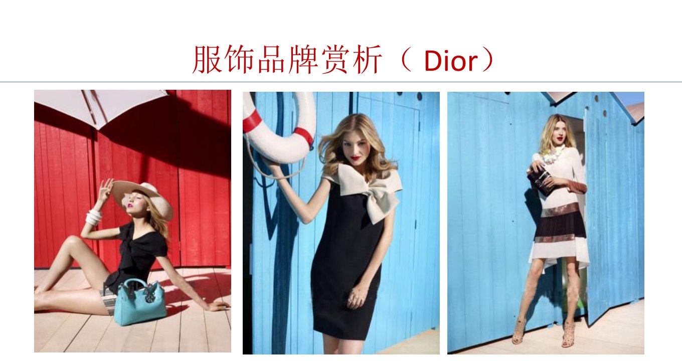 服饰品牌赏析(Dior)