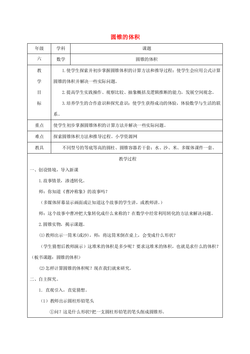 六年级数学下册