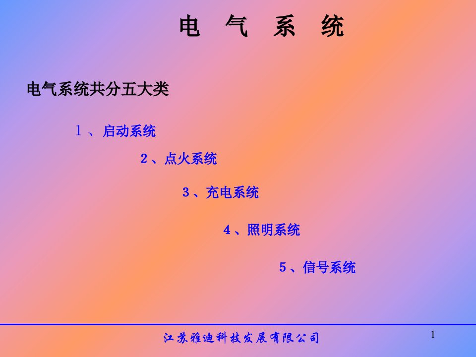 助力车电气系统课件