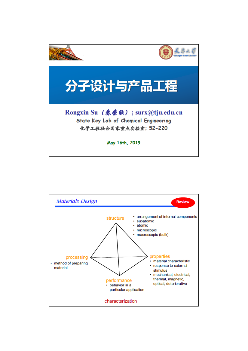 分子设计与产品工程16-2019