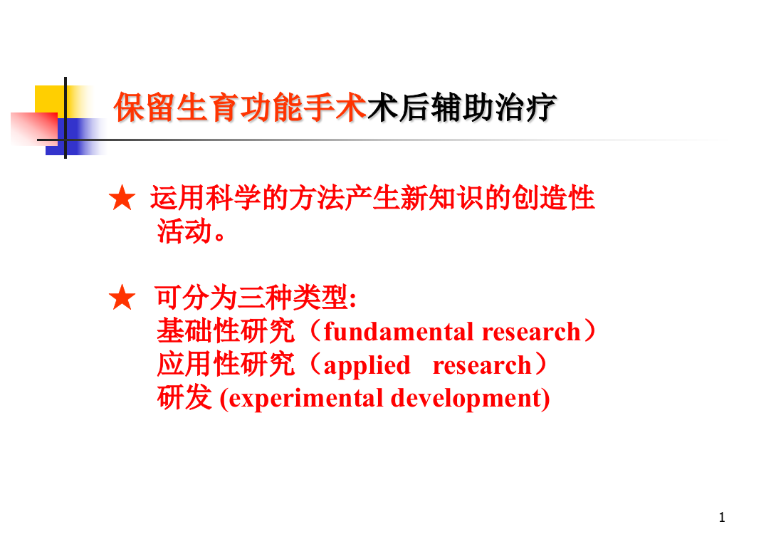 科研选题ppt课件