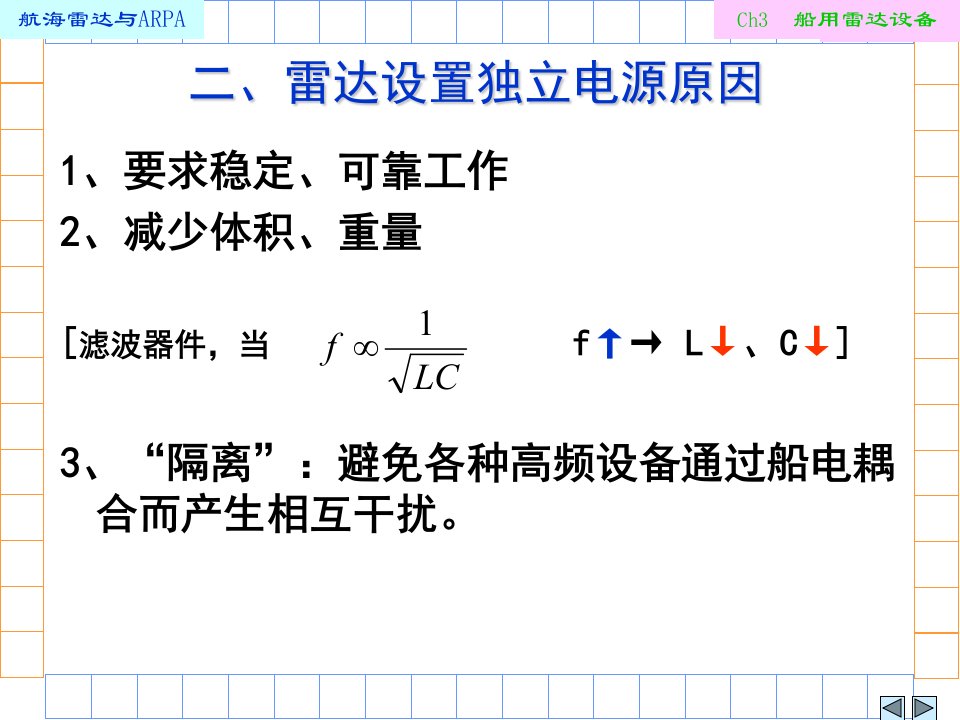 Ch船用雷达设备课件