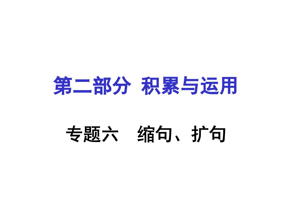 贵州省遵义市中考语文专题复习