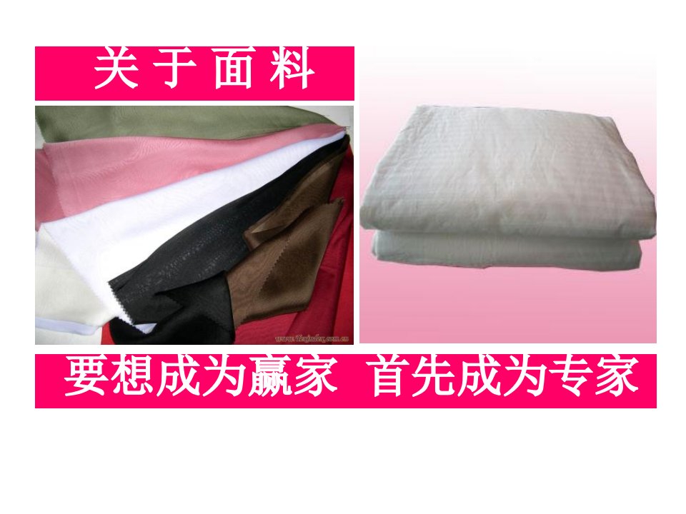 《关于面料棉织品》PPT课件