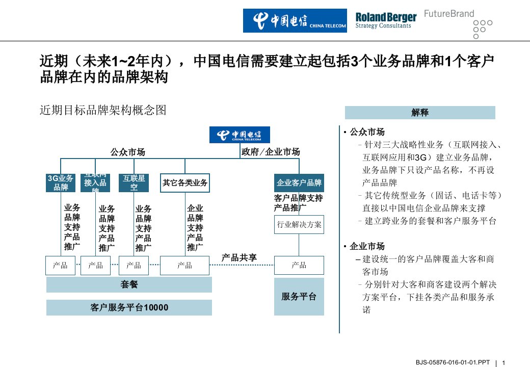 罗兰贝格－中国电信品牌策划