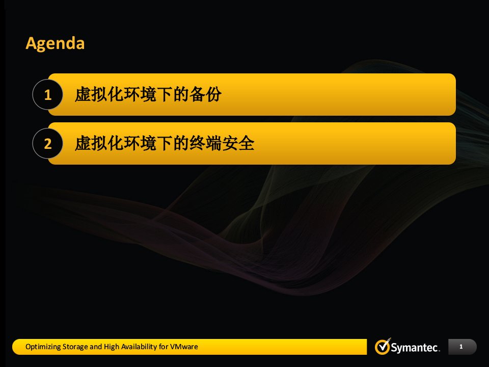 赛门铁克方案虚拟化环境的备份和安全课件