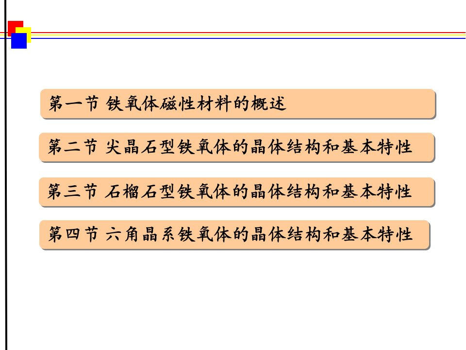 磁性材料铁氧体材料PPT讲座