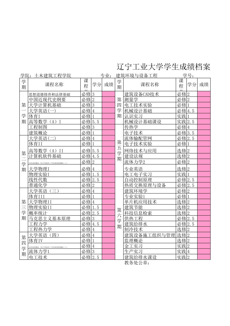 建环成绩单(新)