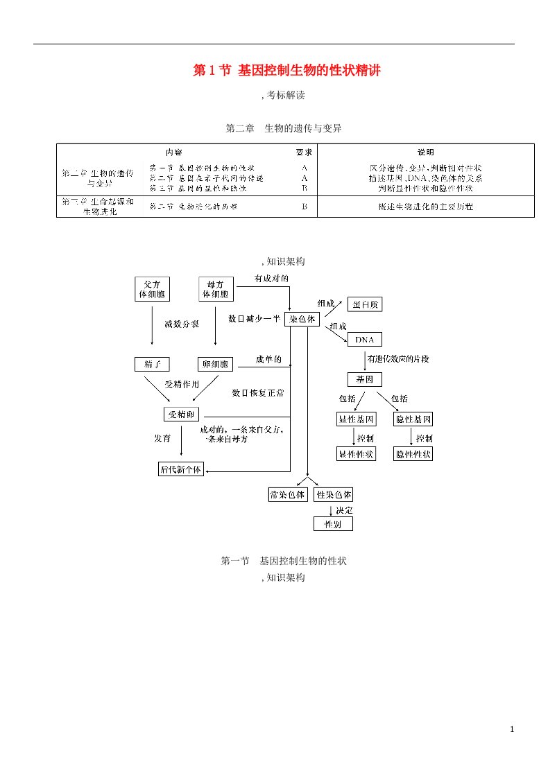 中考生物总复习