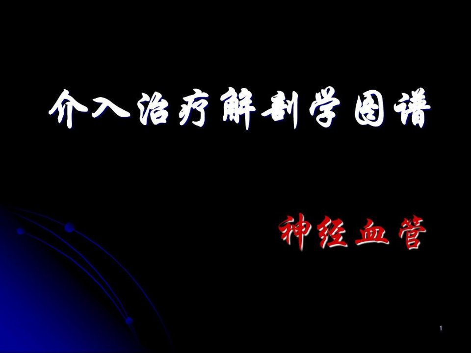 介入治疗解剖学图谱——神经血管PPT幻灯片