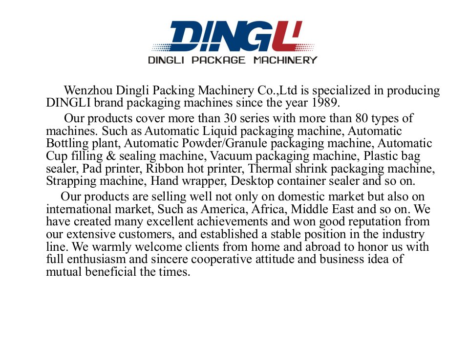 DingliPackingMachineryCo.Ltd