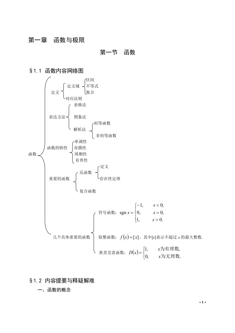 微积分学习总结