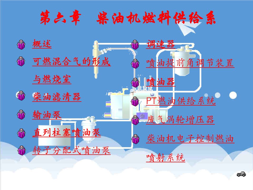 汽车行业-汽车构造教程6柴油机燃料供给系