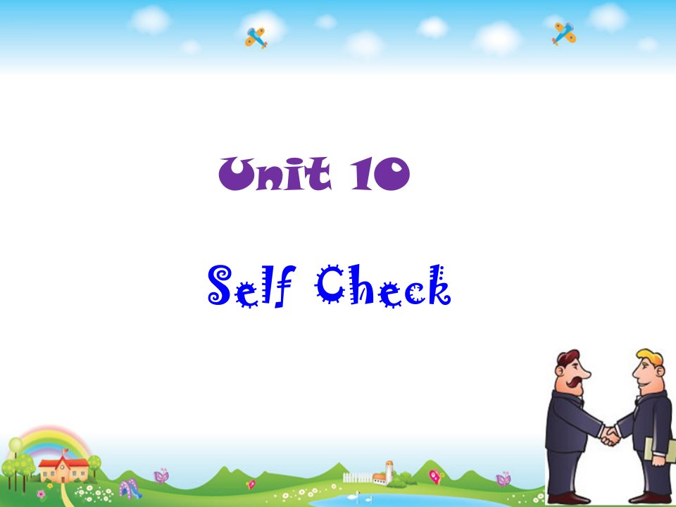 【人教版】九年级英语课件unit10self-check