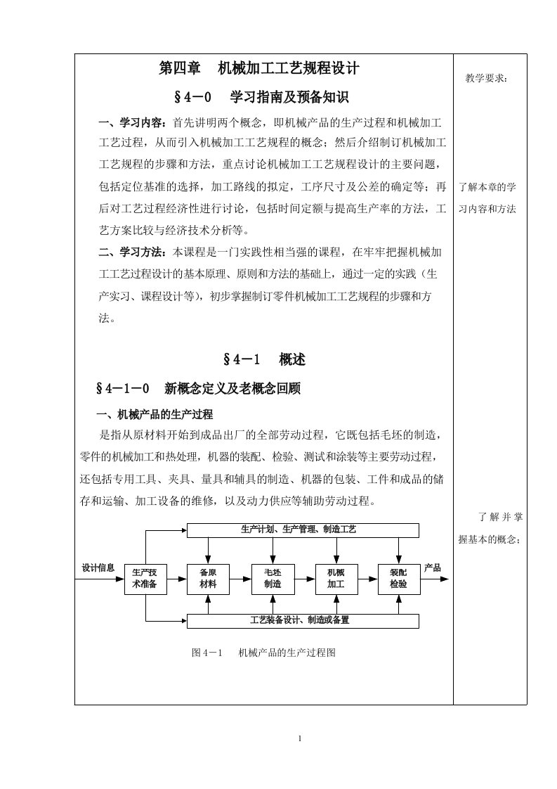 机械制造工艺学教案