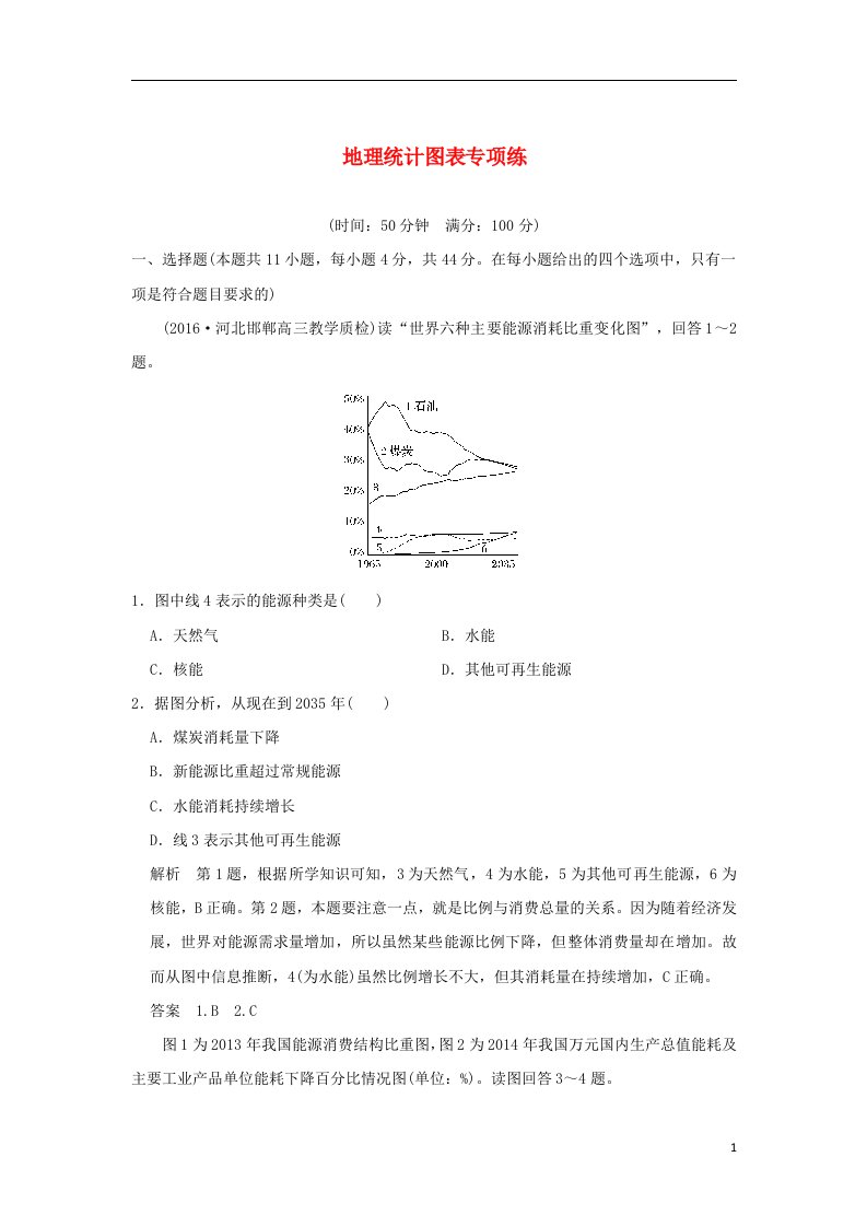 高考地理二轮复习