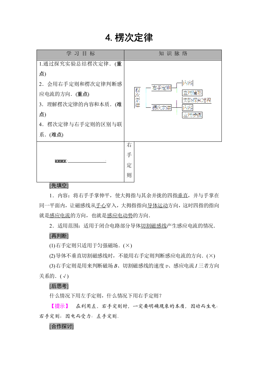 4楞次定律